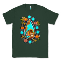 Sports Green gemstone pumpkin fall Classic Tee - JahusDesignShop