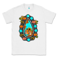 White gemstone pumpkin fall Classic Tee - JahusDesignShop