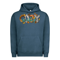 Pigment Midnight Navy Cozy vibes Urban Hoodie - NancyCooperArtShop