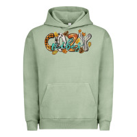 Pigment Oil Green Cozy vibes Urban Hoodie - NancyCooperArtShop