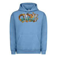 Pigment Pebble Blue Cozy vibes Urban Hoodie - NancyCooperArtShop