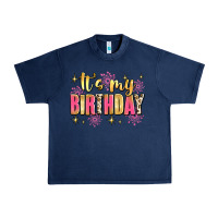 Navy it's my birthday Urban Heavy Tee - JahusDesignShop