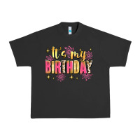 Pigment Black it's my birthday Urban Heavy Tee - JahusDesignShop