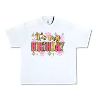 White it's my birthday Urban Heavy Tee - JahusDesignShop