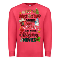 Cardinal let's bake stuff drink hot cocoa and watch christm Premium Sweatshirt - MaliasSmallBusiness