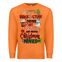 Carrot let's bake stuff drink hot cocoa and watch christm Premium Sweatshirt - MaliasSmallBusiness