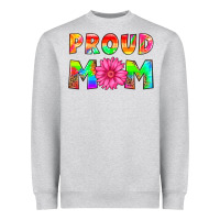 Heather Grey proud mom Heavyweight Sweatshirt - HRA Design Shop