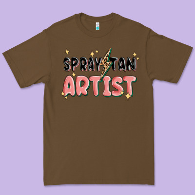 Premium Tee spray tan artist