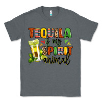 Charcoal Heather tequila is my spirit animal Classic Tee - LillyAllenDesigns
