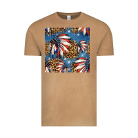 Vintage Camel 4th of july indian headdress seamless pattern Vintage Tee - HRA Design Shop