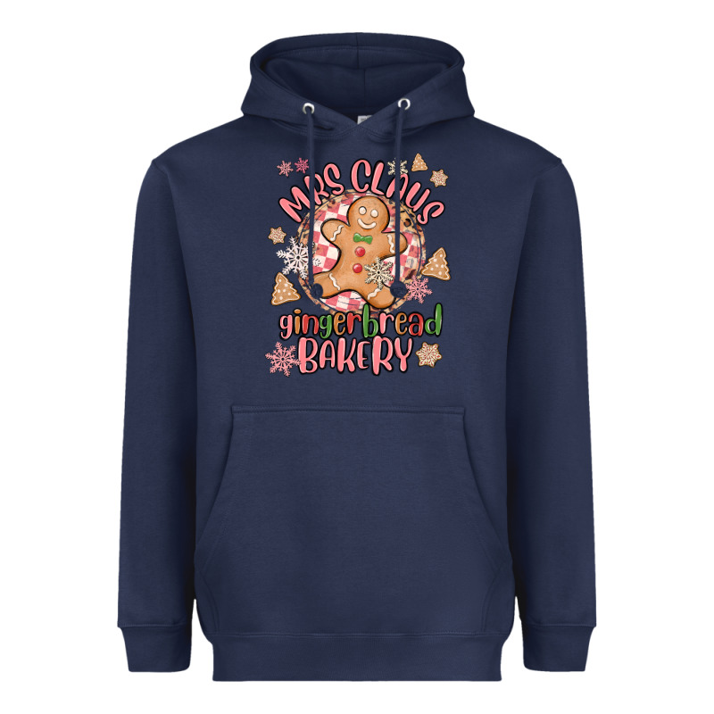 Mrs Claus Gingerbread Bakery Heavyweight Hoodie by MaliasSmallBusiness | Teevron