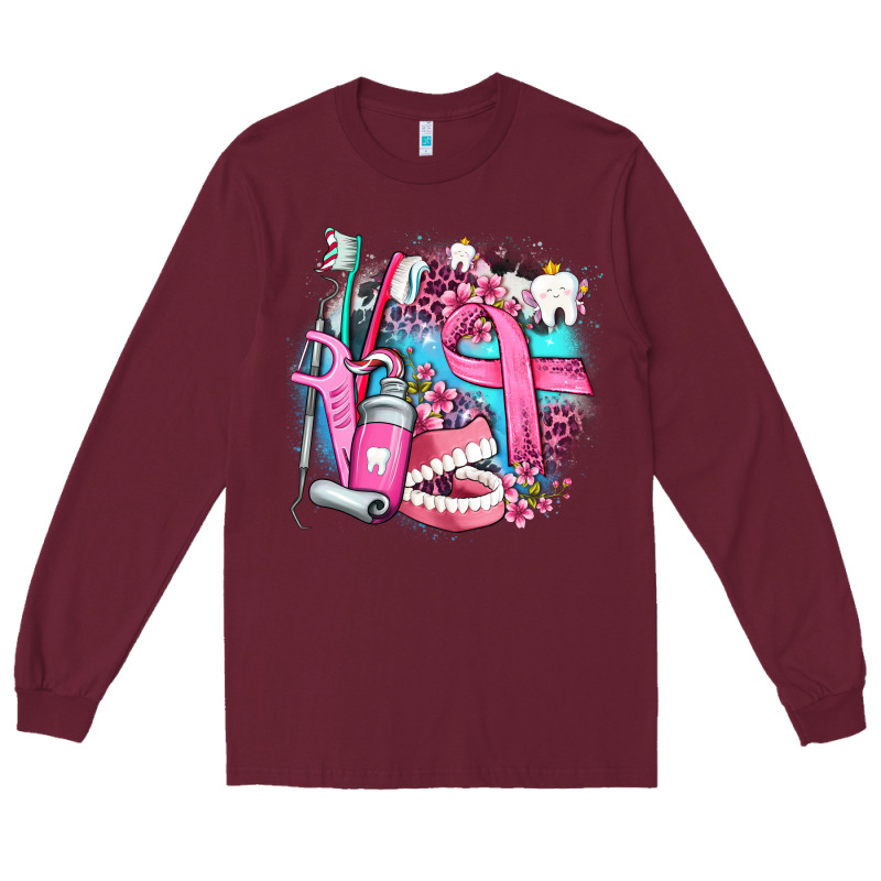 Dental Elements And Cancer With Cowhide And Leopard Long Sleeve Tee by AdoDesignShop | Teevron