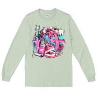 Matcha dental elements and cancer with cowhide and leopard Long Sleeve Tee - AdoDesignShop