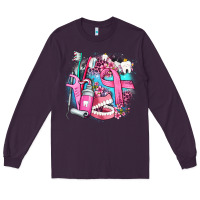Plum dental elements and cancer with cowhide and leopard Long Sleeve Tee - AdoDesignShop