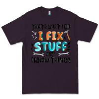 Plum thats what i do i fix stuff and i know things Premium Tee - MaliasSmallBusiness