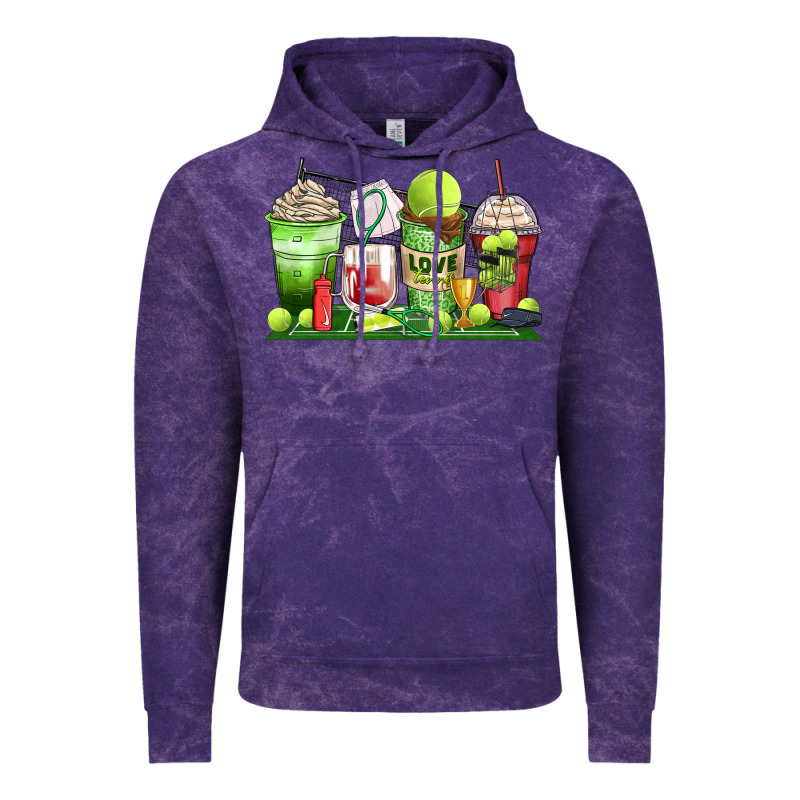 Tennis Coffee Cups Vintage Hoodie by Zillion Design Studio | Teevron