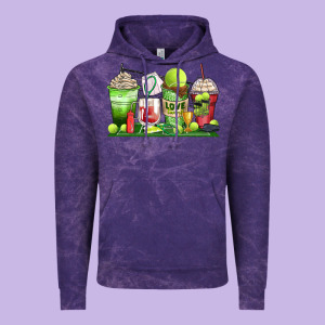 Tennis Coffee Cups Vintage Hoodie Designed By Zillion Design Studio