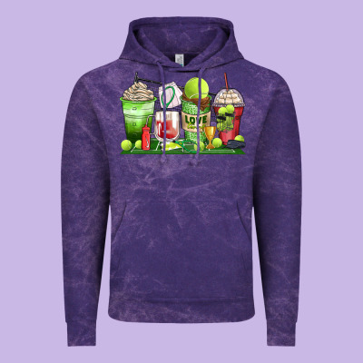 Tennis Coffee Cups Vintage Hoodie Designed By Zillion Design Studio