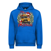 Cobalt merry christmas school bus Urban Hoodie - texasbilliewilder