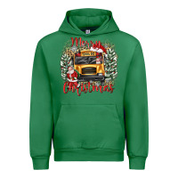 Emerald merry christmas school bus Urban Hoodie - texasbilliewilder