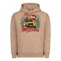 Pigment Burro merry christmas school bus Urban Hoodie - texasbilliewilder