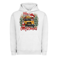 Pigment Lunar Rock merry christmas school bus Urban Hoodie - texasbilliewilder
