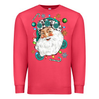 Cardinal Western Santa Christmas Premium Sweatshirt - NancyCooperArtShop