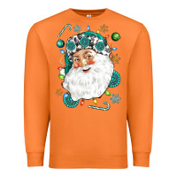 Carrot Western Santa Christmas Premium Sweatshirt - NancyCooperArtShop