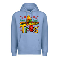 Colony Blue tres my third mexican birthday Premium Hoodie - Jasminsmagicworld