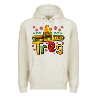 Oatmeal Heather tres my third mexican birthday Premium Hoodie - Jasminsmagicworld