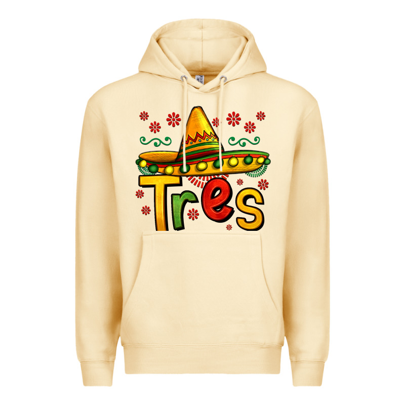 Tres My Third Mexican Birthday Premium Hoodie by Jasminsmagicworld | Teevron