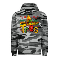 Slate Camo tres my third mexican birthday Premium Hoodie - Jasminsmagicworld