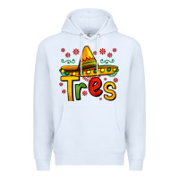 White tres my third mexican birthday Premium Hoodie - Jasminsmagicworld