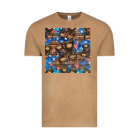 Vintage Camel 4th of juky veteran boots seamless pattern Vintage Tee - HRA Design Shop
