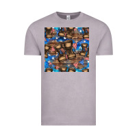4th Of Juky Veteran Boots Seamless Pattern Vintage Tee | Teevron