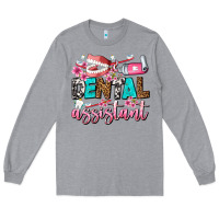 Heather Grey dental assistant Long Sleeve Tee - AdoDesignShop