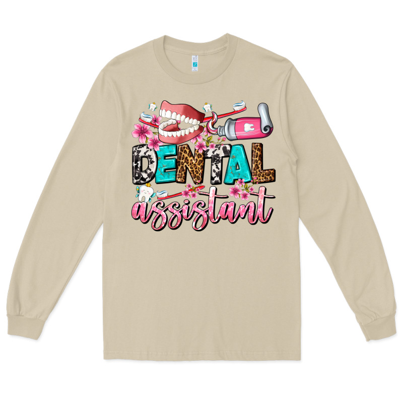 Dental Assistant Long Sleeve Tee by AdoDesignShop | Teevron