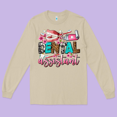 Dental Assistant Long Sleeve Tee Designed By Adodesignshop