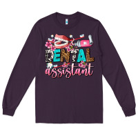 Plum dental assistant Long Sleeve Tee - AdoDesignShop