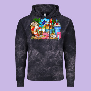 Travel Coffee Cups Vintage Hoodie Designed By Zillion Design Studio