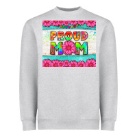 Heather Grey proud mom Heavyweight Sweatshirt - HRA Design Shop