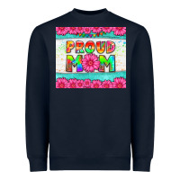 Navy proud mom Heavyweight Sweatshirt - HRA Design Shop