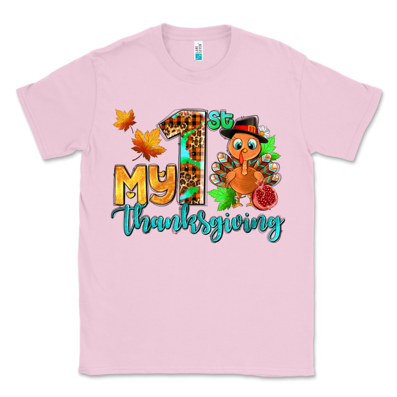 My First Thanksgiving With Turkey Classic Tee by AdoDesignShop | Teevron