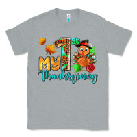 Heather Grey my first thanksgiving with turkey Classic Tee - AdoDesignShop