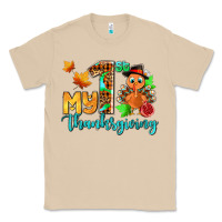 Mushroom my first thanksgiving with turkey Classic Tee - AdoDesignShop