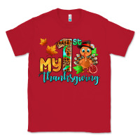 Red my first thanksgiving with turkey Classic Tee - AdoDesignShop