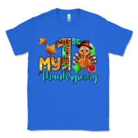 True Royal my first thanksgiving with turkey Classic Tee - AdoDesignShop
