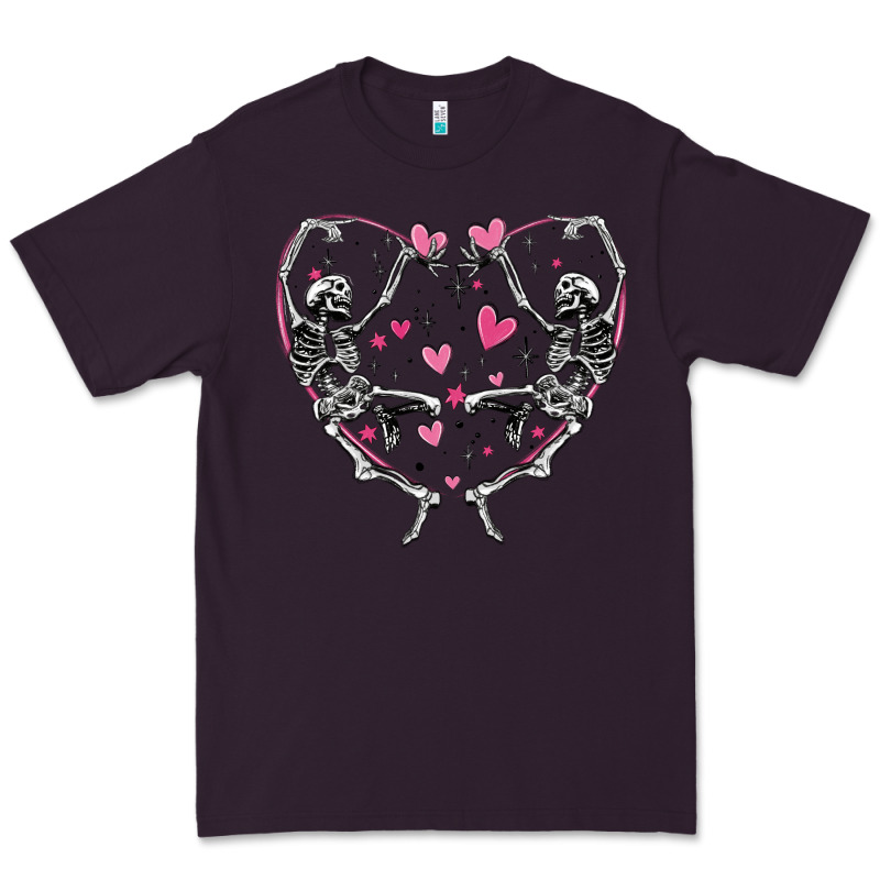 Valentines Day Skeleton Premium Tee by MaliasSmallBusiness | Teevron