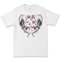 White valentines day skeleton Premium Tee - MaliasSmallBusiness