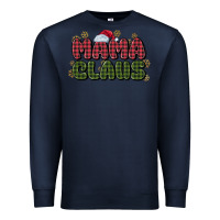 Navy mama claus Premium Sweatshirt - MaliasSmallBusiness